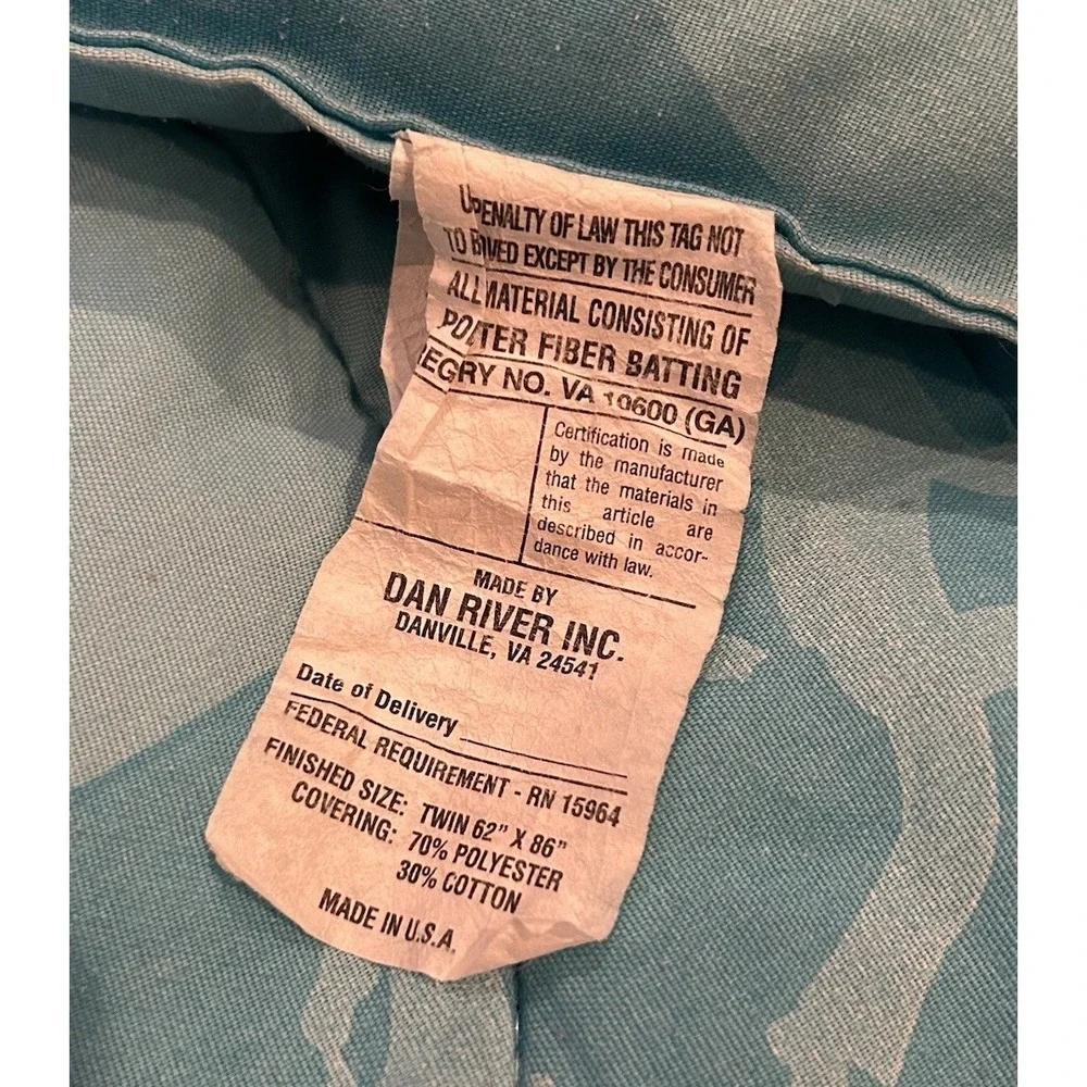Scooby-Doo Twin Comforter 1998 62